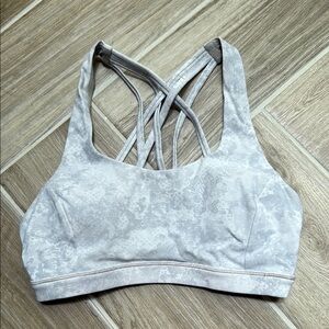 Lululemon Athletica Strappy Sports Bra - Light Gray